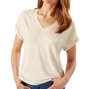 Tommy Bahama Kauai Soft Stretch Knit Jersey V-Neck Short Sleeve T-Shirt